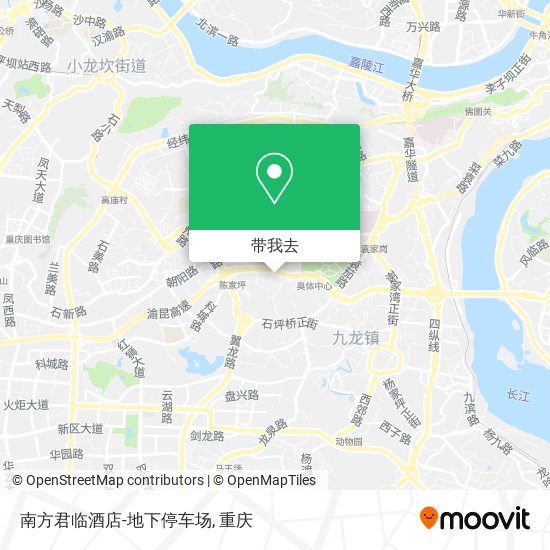 南方君临酒店-地下停车场地图