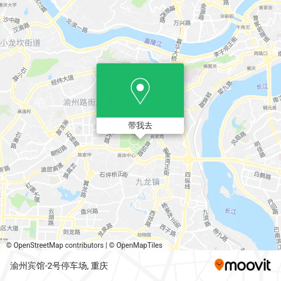 渝州宾馆-2号停车场地图