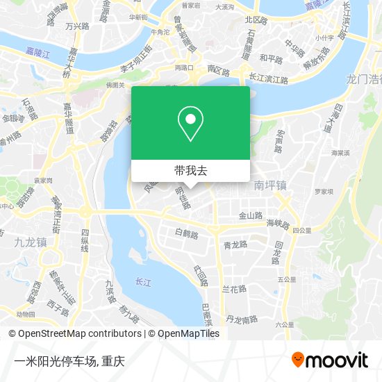 一米阳光停车场地图