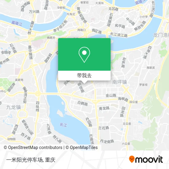一米阳光停车场地图