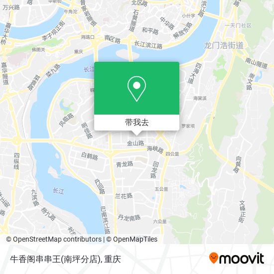牛香阁串串王(南坪分店)地图