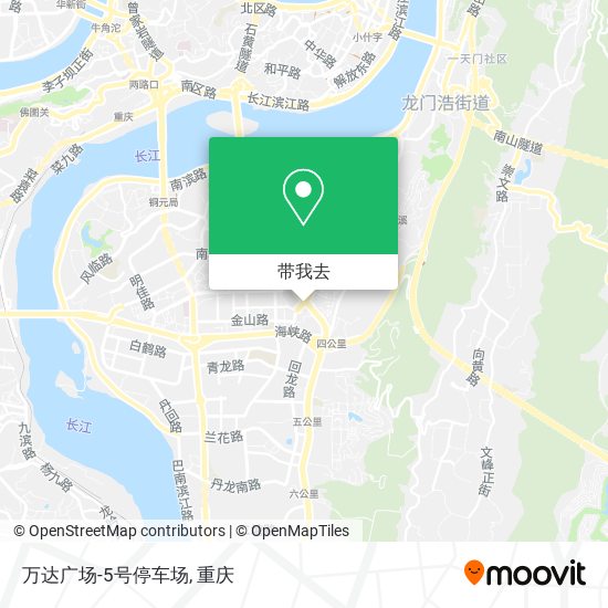 万达广场-5号停车场地图