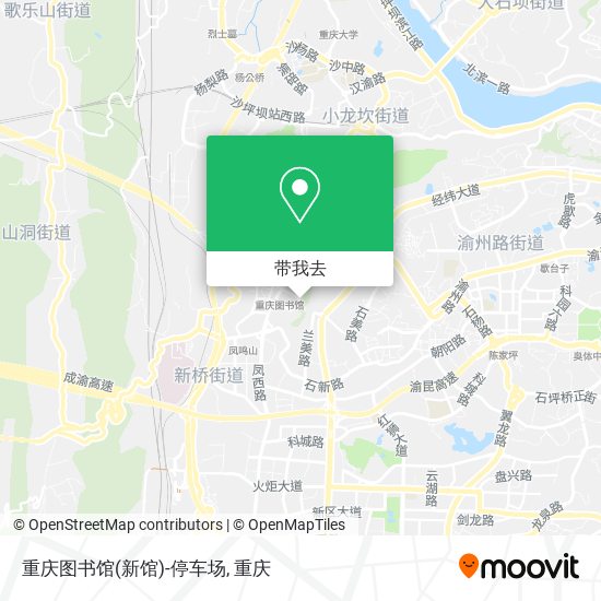 重庆图书馆(新馆)-停车场地图
