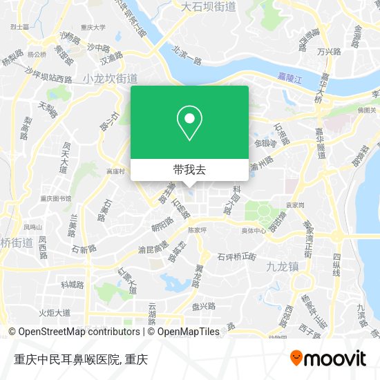 重庆中民耳鼻喉医院地图
