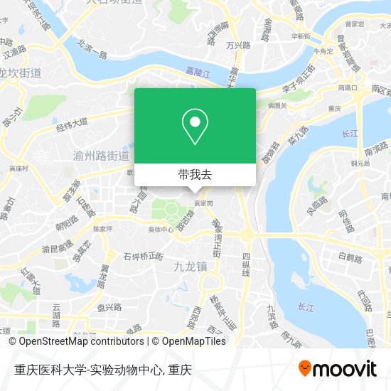 重庆医科大学-实验动物中心地图