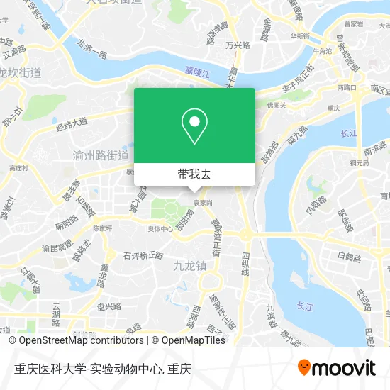 重庆医科大学-实验动物中心地图