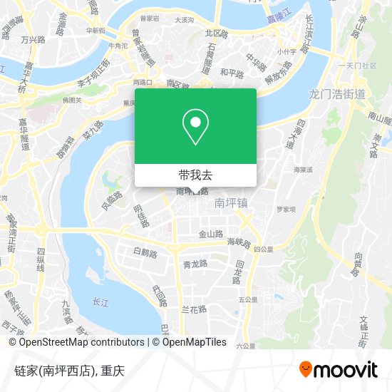 链家(南坪西店)地图