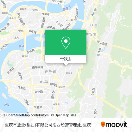 重庆市盐业(集团)有限公司渝西经营管理处地图