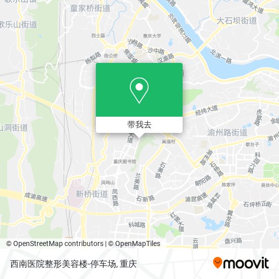 西南医院整形美容楼-停车场地图