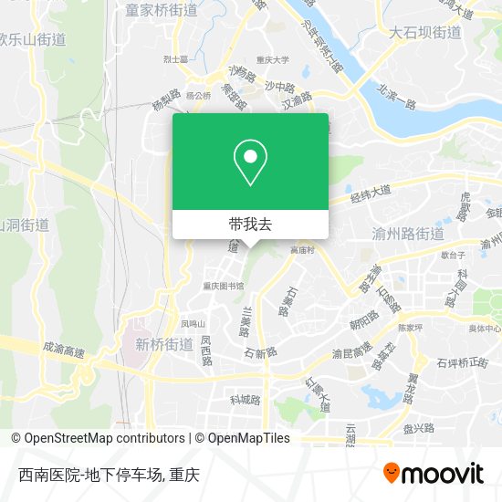 西南医院-地下停车场地图