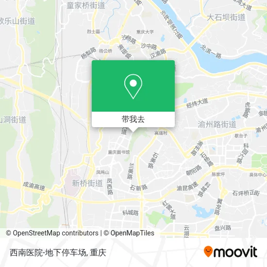 西南医院-地下停车场地图
