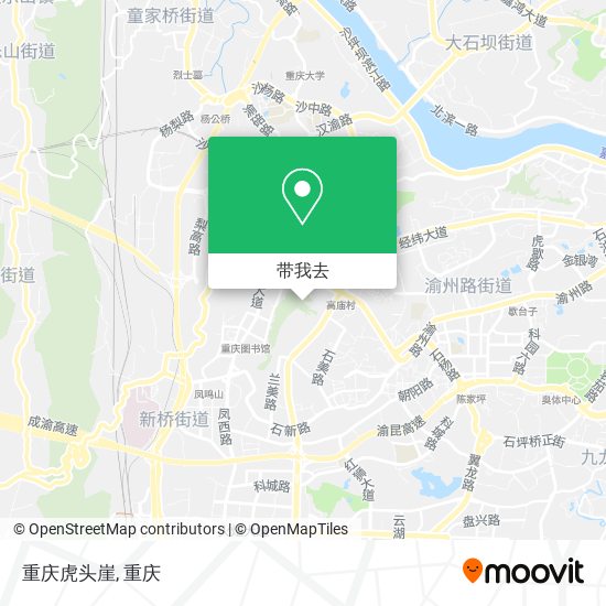 重庆虎头崖地图