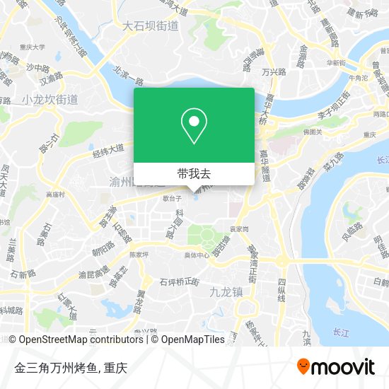 金三角万州烤鱼地图