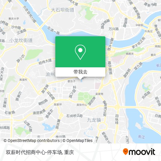 双薪时代招商中心-停车场地图