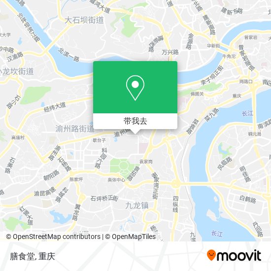 膳食堂地图