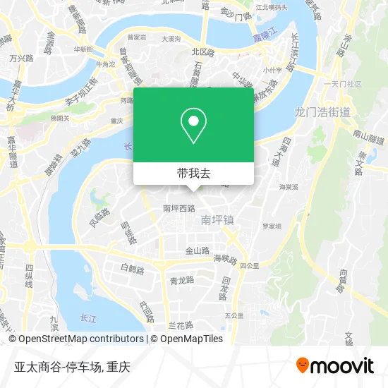 亚太商谷-停车场地图