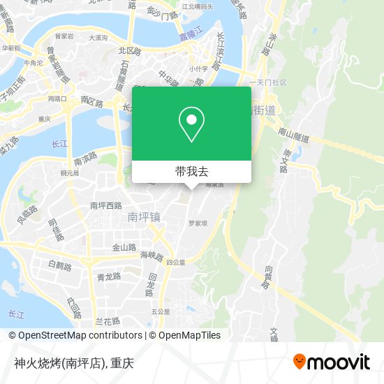 神火烧烤(南坪店)地图