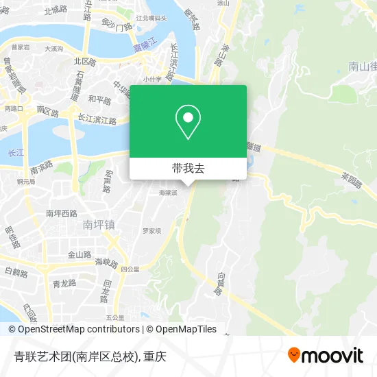 青联艺术团(南岸区总校)地图