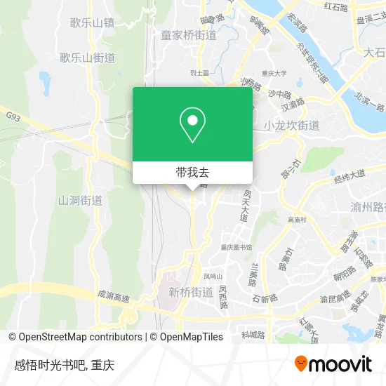 感悟时光书吧地图