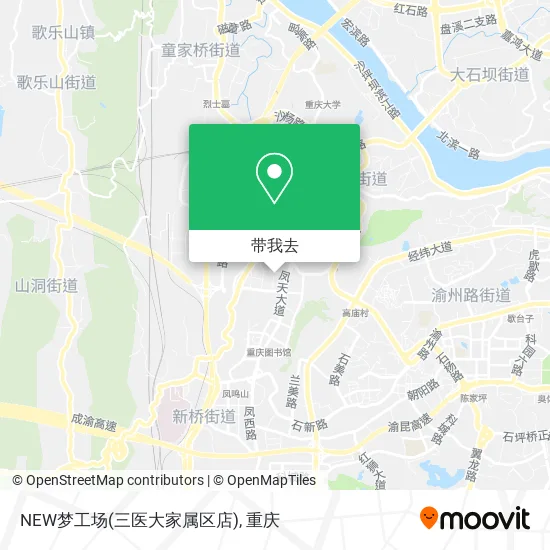 NEW梦工场(三医大家属区店)地图