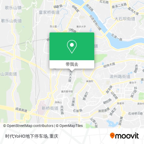 时代YoHO地下停车场地图