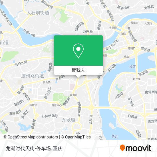 龙湖时代天街-停车场地图