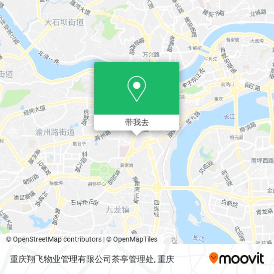 重庆翔飞物业管理有限公司茶亭管理处地图
