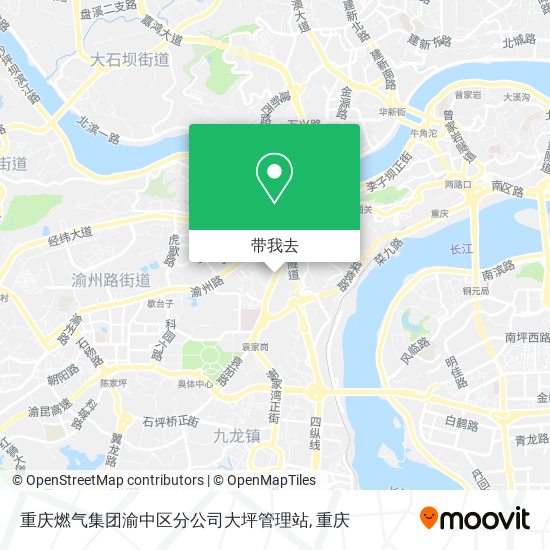 重庆燃气集团渝中区分公司大坪管理站地图