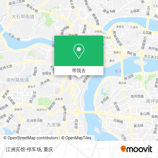 江洲宾馆-停车场地图