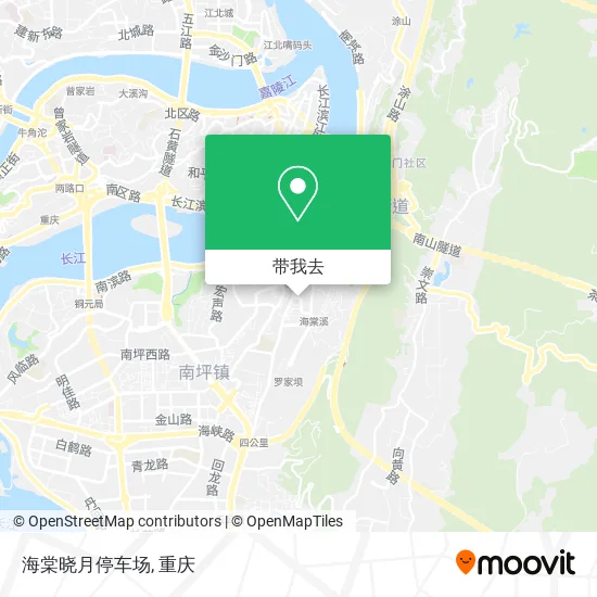 海棠晓月停车场地图