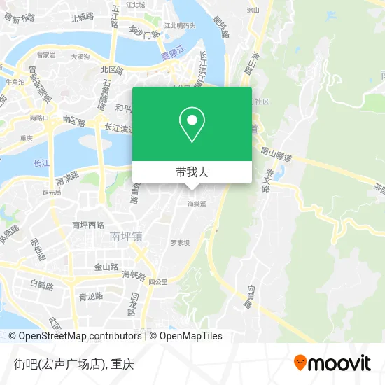 街吧(宏声广场店)地图