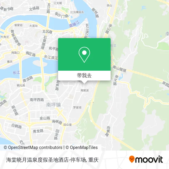 海棠晓月温泉度假圣地酒店-停车场地图