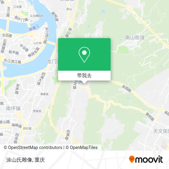 涂山氏雕像地图