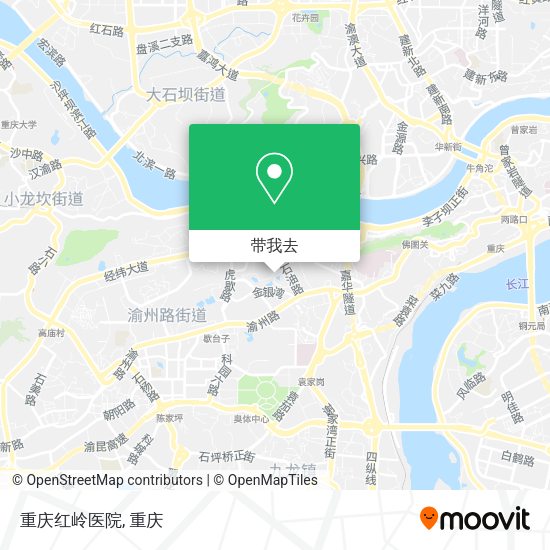重庆红岭医院地图