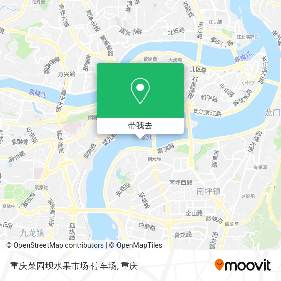 重庆菜园坝水果市场-停车场地图