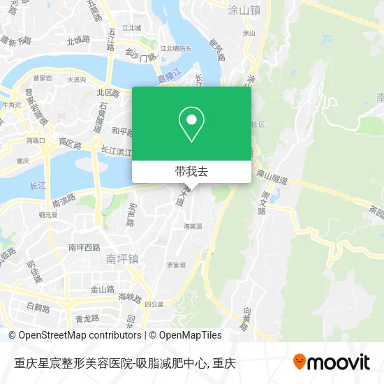 重庆星宸整形美容医院-吸脂减肥中心地图