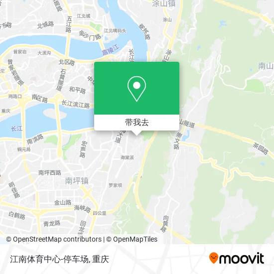 江南体育中心-停车场地图
