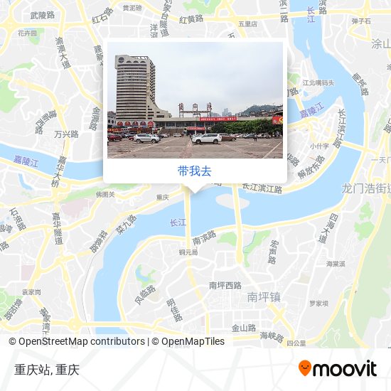 重庆站地图