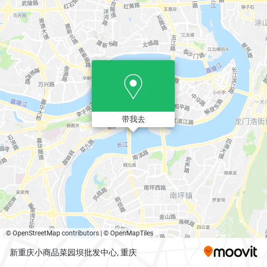 新重庆小商品菜园坝批发中心地图