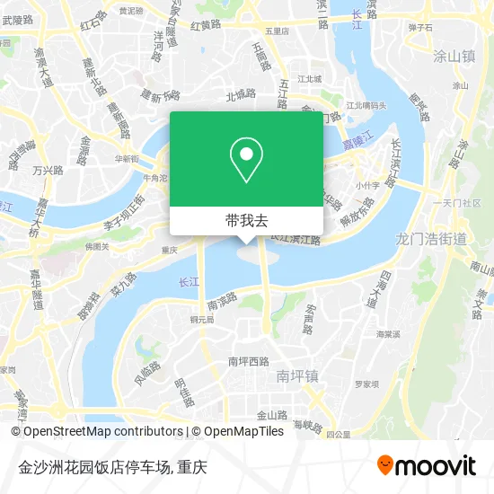 金沙洲花园饭店停车场地图