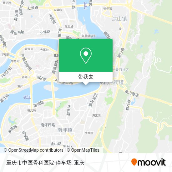 重庆市中医骨科医院-停车场地图