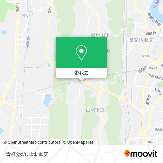青杠堡幼儿园地图