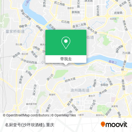 名厨壹号(沙坪坝酒楼)地图