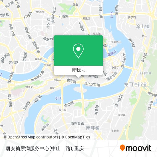 唐安糖尿病服务中心(中山二路)地图