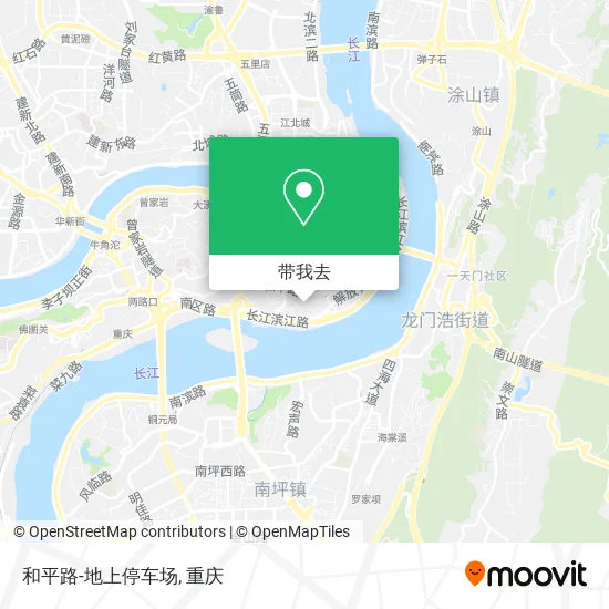 和平路-地上停车场地图