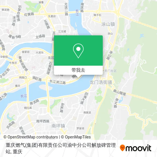 重庆燃气(集团)有限责任公司渝中分公司解放碑管理站地图