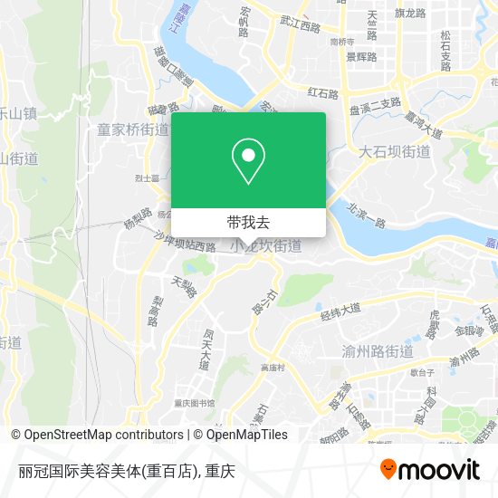 丽冠国际美容美体(重百店)地图