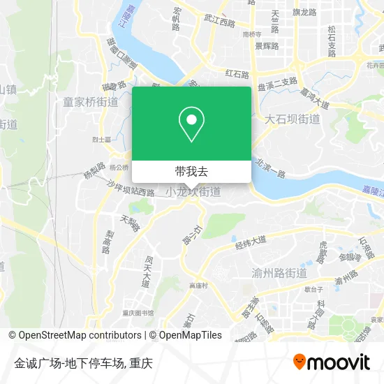金诚广场-地下停车场地图