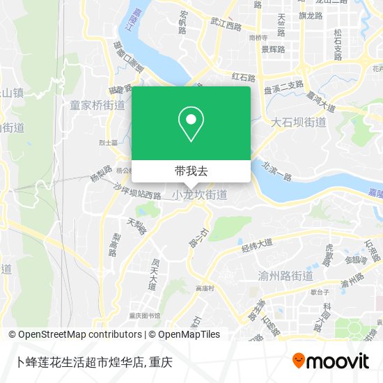 卜蜂莲花生活超市煌华店地图