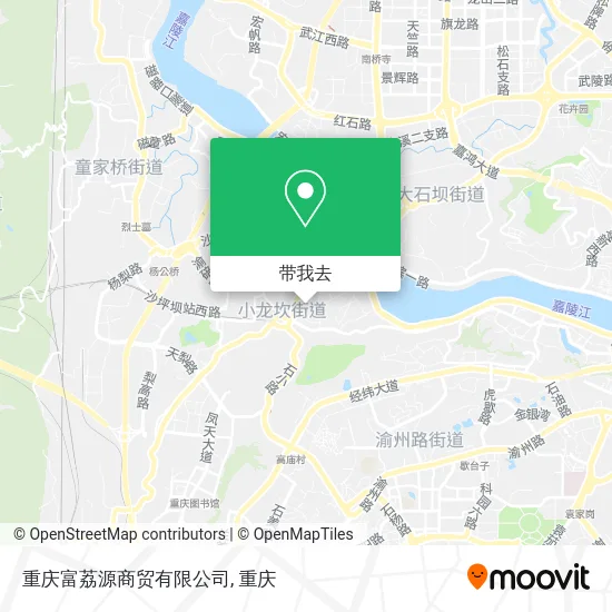 重庆富荔源商贸有限公司地图